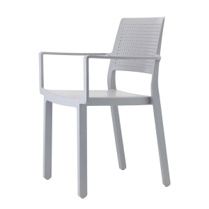 Кресло пластиковое Scab Design Emi стеклопластик светло-серый Фото 3
