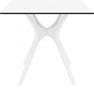 Стол пластиковый Siesta Contract Ibiza Table 80 пластик, ламинат HPL белый Фото 5