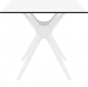 Стол пластиковый Siesta Contract Ibiza Table 80 пластик, ламинат HPL белый Фото 6