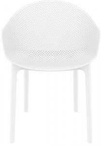 Кресло пластиковое Siesta Contract Sky стеклопластик, полипропилен белый Фото 5