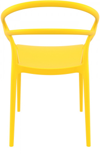Кресло пластиковое Siesta Contract Mila стеклопластик желтый Фото 8