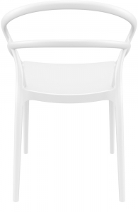 Кресло пластиковое Siesta Contract Pia стеклопластик белый Фото 8