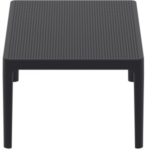 Столик пластиковый журнальный Siesta Contract Sky Lounge Table сталь, пластик черный Фото 6