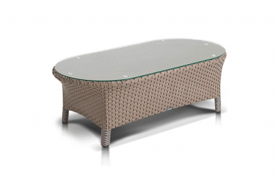 Комплект плетеной мебели 4SIS Римини алюминий, искусственный ротанг, ткань серо-коричневый Фото 4