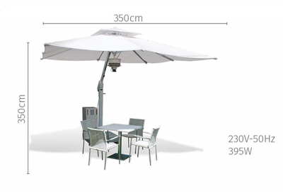 Туманообразователь с мебелью и зонтом Oasis Nuvola Фото 7