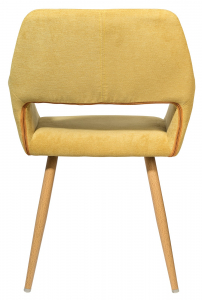Кресло с обивкой ST-GROUP Кромвель ткань, сталь желтый Фото 4
