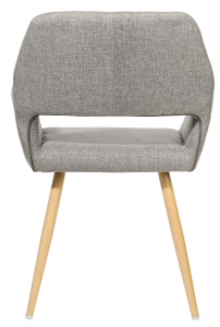 Кресло с обивкой ST-GROUP Кромвель ткань, сталь серый Фото 4