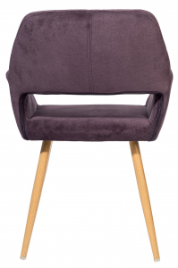 Кресло с обивкой ST-GROUP Кромвель ткань, сталь фиолетовый Фото 4