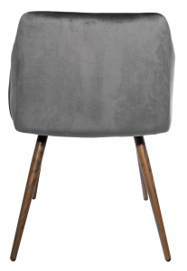 Кресло с обивкой ST-GROUP Монарх вельвет, сталь серый Фото 4