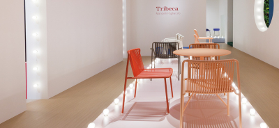 Кресло металлическое PEDRALI Tribeca сталь, роуп белый Фото 12