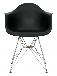 Кресло пластиковое ST-GROUP Eames DAR пластик, сталь черный Фото 2