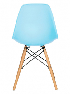 Стул пластиковый ST-GROUP Eames DSW пластик, бук, сталь голубой Фото 4