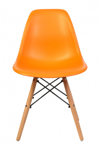 Стул пластиковый ST-GROUP Eames DSW пластик, бук, сталь светло-оранжевый Фото 2