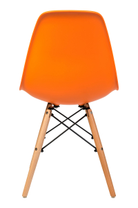 Стул пластиковый ST-GROUP Eames DSW пластик, бук, сталь светло-оранжевый Фото 4