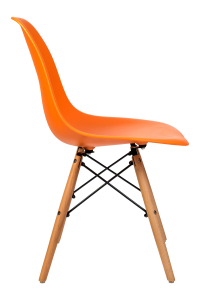 Стул пластиковый ST-GROUP Eames DSW пластик, бук, сталь светло-оранжевый Фото 3