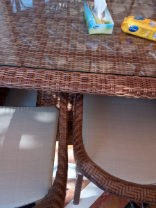 Кресло плетеное с подушкой Skyline Design Plank алюминий, искусственный ротанг, sunbrella бронзовый, бежевый Фото 12
