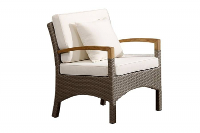 Комплект плетеной мебели 4SIS Виньоло алюминий, искусственный ротанг серо-коричневый Фото 3