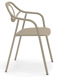 Кресло металлическое EMU Zahir сталь Фото 3