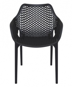 Кресло пластиковое Grattoni GS 1051 стеклопластик черный Фото 1