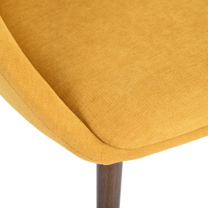 Кресло с обивкой ST-GROUP Квини микрофибра, сталь желтый Фото 8