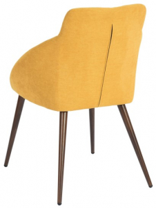 Кресло с обивкой ST-GROUP Квини микрофибра, сталь желтый Фото 5