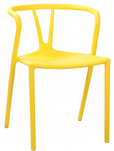 Кресло пластиковое ST-GROUP Summer пластик желтый Фото 1