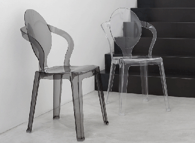Комплект прозрачных стульев Scab Design Spoon Set 2 поликарбонат прозрачный Фото 4