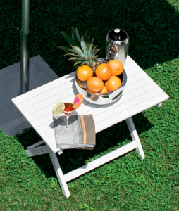 Столик металлический складной кофейный Magnani Small Table алюминий серебристый Фото 6