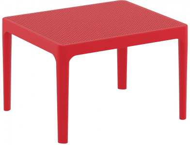 Столик пластиковый журнальный Siesta Contract Sky Side Table пластик красный Фото 1