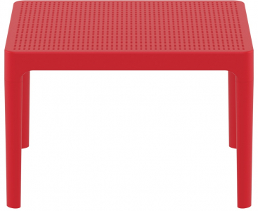 Столик пластиковый журнальный Siesta Contract Sky Side Table пластик красный Фото 6