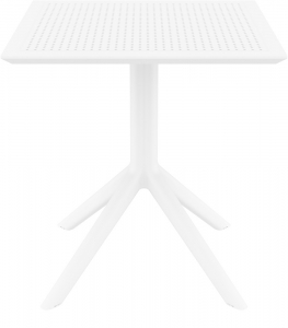 Стол пластиковый Siesta Contract Sky Table 70 сталь, пластик белый Фото 9