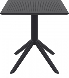 Стол пластиковый Siesta Contract Sky Table 70 сталь, пластик черный Фото 6