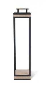 Светильник напольный Ethimo Carre металл, тик черный, мореный тик Фото 4