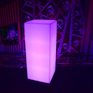 Тумба пластиковая светящаяся LED High полиэтилен RGB Фото 3