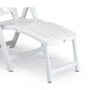 Подставка для ног для кресла Nardi Footrest 45 (Salina) полипропилен белый Фото 1