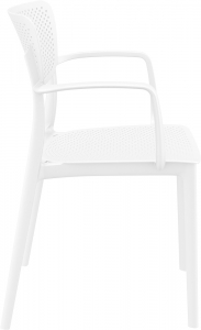 Кресло пластиковое Siesta Contract Loft стеклопластик белый Фото 7