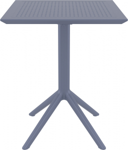Стол пластиковый складной Siesta Contract Sky Folding Table 60 сталь, пластик темно-серый Фото 13