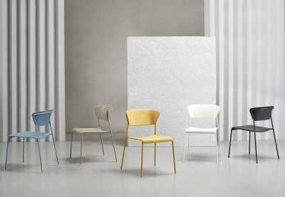 Стул пластиковый Scab Design Lisa Technopolymer сталь, технополимер тортора Фото 5