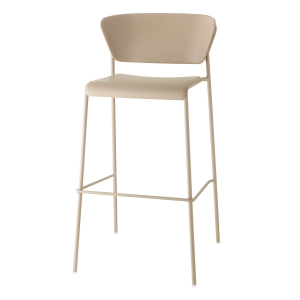 Стул барный пластиковый Scab Design Lisa Technopolymer сталь, технополимер тортора Фото 5
