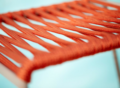 Кресло плетеное Scab Design Lisa Filo сталь, роуп тортора, оранжевый Фото 9
