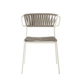 Кресло плетеное Scab Design Lisa Filo сталь, роуп лен, серебристый Фото 4