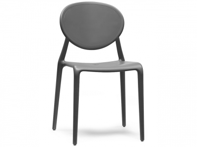 Комплект пластиковых стульев Scab Design Gio Set 4 стеклопластик антрацит Фото 3