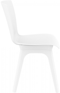 Комплект пластиковых стульев Siesta Contract Mio-PP Set 2 стеклопластик, полипропилен белый Фото 4