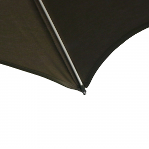 Зонт садовый с поворотной рамой Maffei Flos сталь, дралон серо-коричневый, белый Фото 9
