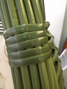 Кресло плетеное подвесное JOYGARDEN Bamboo алюминий, сталь, искусственный ротанг зеленый Фото 7
