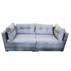 Комплект лаунж мебели Ecodesign алюминий, искусственный ротанг серый меланж Фото 6