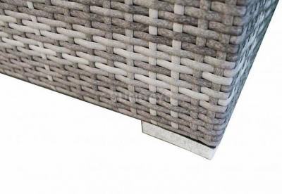 Комплект лаунж мебели Ecodesign алюминий, искусственный ротанг серый меланж Фото 9