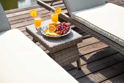 Комплект плетеной мебели JOYGARDEN Summer алюминий, искусственный ротанг светло-коричневый Фото 2