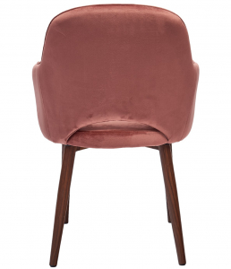 Кресло с обивкой ST-GROUP Венера Диамант вельвет, сталь пыльно-розовый Фото 4