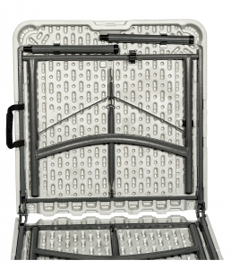 Стол-чемодан пластиковый ST-GROUP Кейт 120 полиэтилен HDPE, сталь белый Фото 6